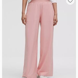 Lululemon Athletica Pink Wide-Leg Jumpsuit High-Rise